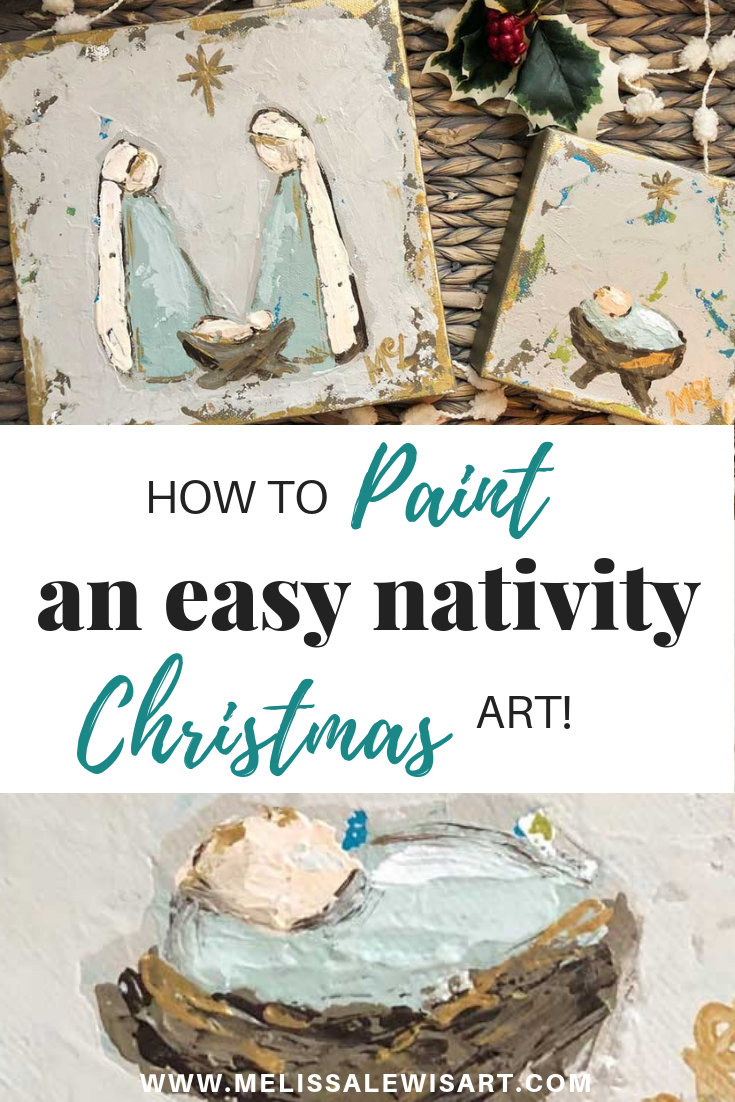 Christmas Painting How to Paint A Nativity and Manger Scene this