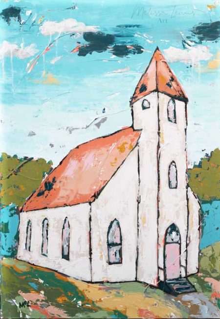 Acrylic-Painting-Church-Your-Goodness-Chases-Me