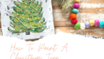 How To Paint A Christmas Tree Tutorial with artist Melissa Lewis